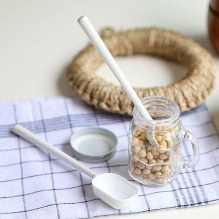 화이트 롱스푼형 계량스푼 세트