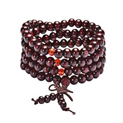 우드 절용 불교 염주 팔찌