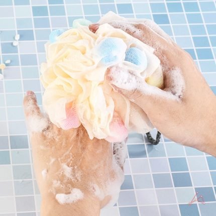 (와인앤쿡)저자극 때지우개 샤워 스폰지 순한 사용감