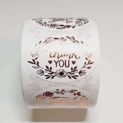 감사 청첩장 엽서 봉투 배달음식점 봉인 원형 스티커