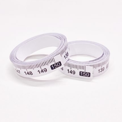 접착식 스티커줄자 투명 미싱 스티커자 1.5m