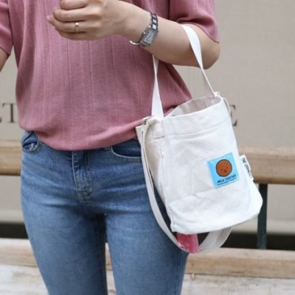 강아지 산책 버킷백 (텀블러백, 에코백, 산책가방)