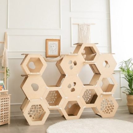 몬도미오펫 벌집캣타워 U6패키지 고양이 숨숨캣타워