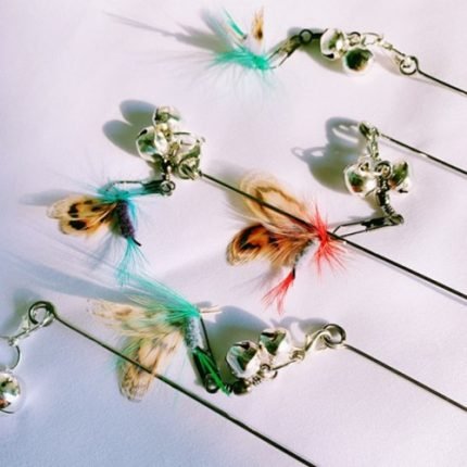 고양이 장난감 팔랑 나비 와이어 장난감