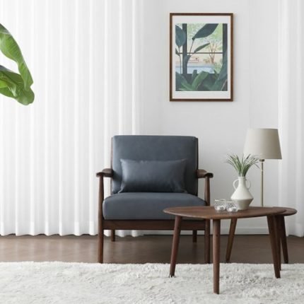 [위니] 가죽 1인용소파 스톤그레이_(1717887)