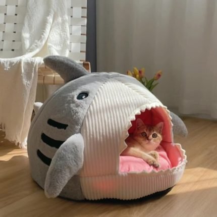 푹신푹신 강아지집 고양이하우스 상어방석 애견쿠션