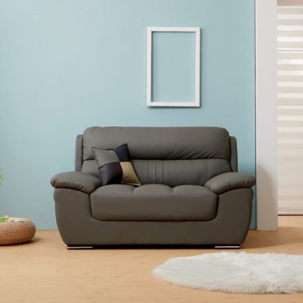 리버 2인 가죽 소파