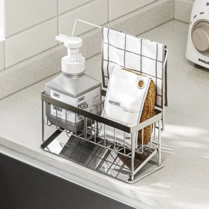 ZIPAN 304 스테인리스 물빠짐 수세미거치대 수세미걸이 주방세제랙