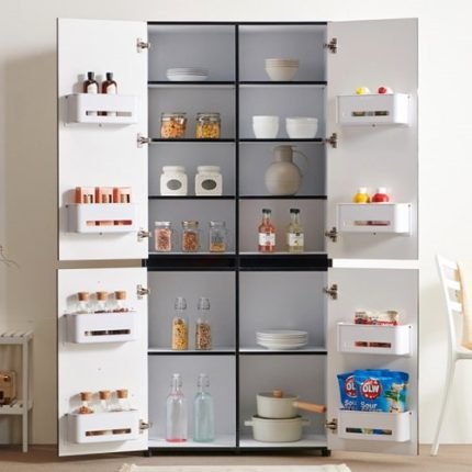 퓨어 냉장고 주방수납장 홈카페장 수납장 펜트리장 800