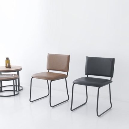 디자인 가죽체어 인테리어의자 카페 의자