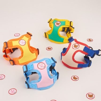 한번에 강아지 하네스 (기도막힘방지,진드기방지용) 4 Colors