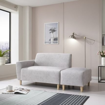 마리 2인용쇼파 1인용 패브릭소파 스툴포함