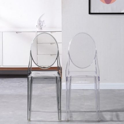 고스트 아크릴 반투명 인테리어 체어 3color