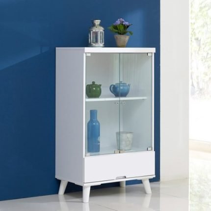 지벤 유리 장식장 600