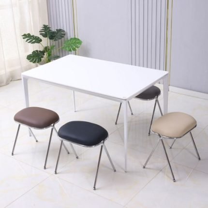 미코퍼니처 모아 의자 보조 간이의자 화장대 원형 미니 스툴 의자