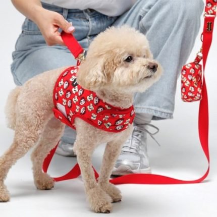 NEW 페코 강아지 조끼 하네스