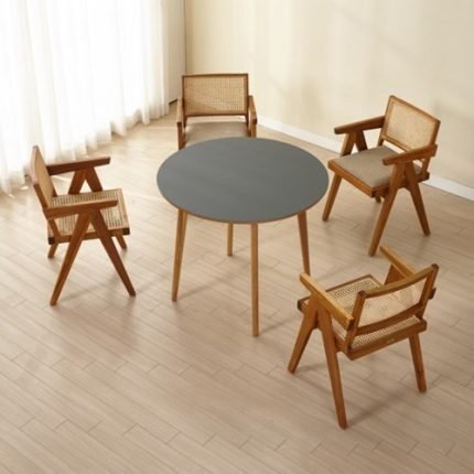 라탄 의자 카페 라탄 패브릭 체어 비바 암 체어 2 color