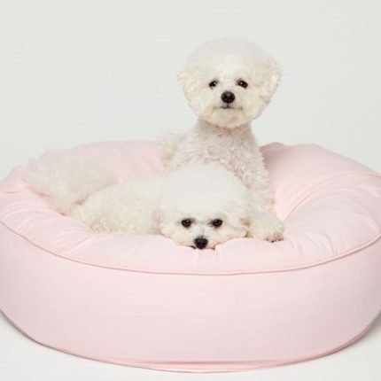 페스텝 피치워싱 마카롱 강아지방석