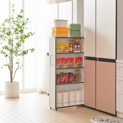 비넬로 홈카페 부엌 냉장고 틈새 주방수납장 카페장 하부장 200