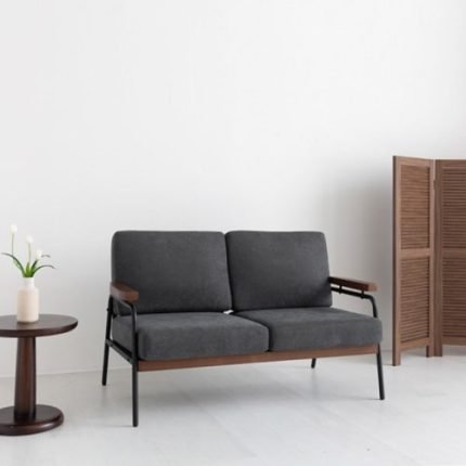 2인용 패브릭소파 인테리어 등받이소파 푹신한 카페의자