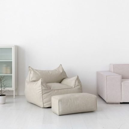 1인용소파 가죽 빈백소파 북유럽 인테리어 푹신한 소파