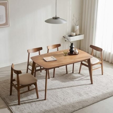 데바 원목 식탁세트 4인 2인 1400 1200 (고객조립)