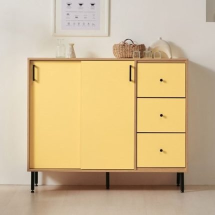 메이시 1200 주방 서랍장 하부장 홈카페 수납장