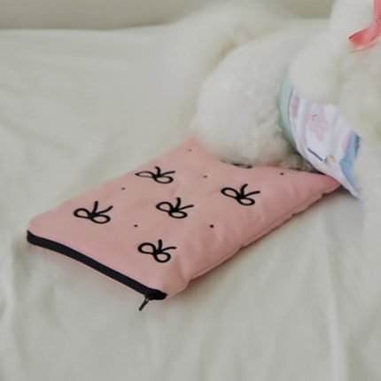 아이스팩파우치 강아지쿨매트 리본