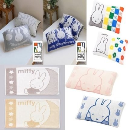 일본 캐릭터 미피 타올지 베개커버