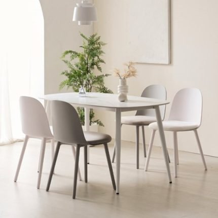 헤이몰리 페레 DR80 세라믹 타원 4인 식탁세트 (의자)