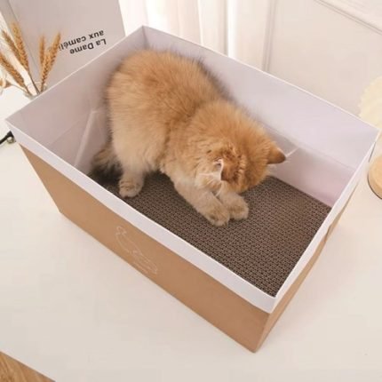 캣냐옹 MEOWMEOW 종이백 스크래쳐 고양이 발톱관리 장난감 캣 용품