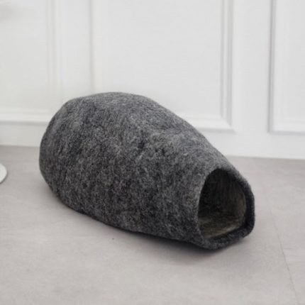 터널 그레이 고양이집 양모 숨숨집 방석 터널 캣하우스