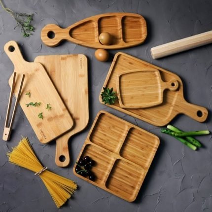 소스볼 플레이팅 밤부 도마