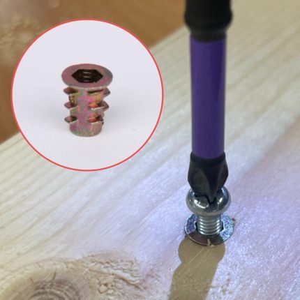 와셔형 인서트 번데기 너트 M4x10