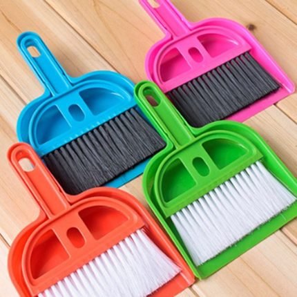 (와인앤쿡)미니 빗자루 쓰레받기 1세트 랜덤