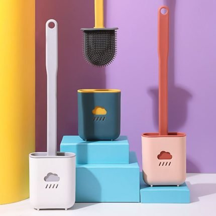 (와인앤쿡)실리콘 변기 브러쉬1개입