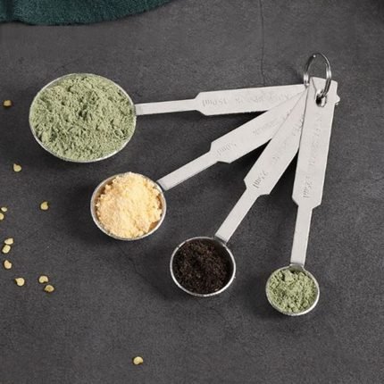 스텐 계량스푼 4종 세트