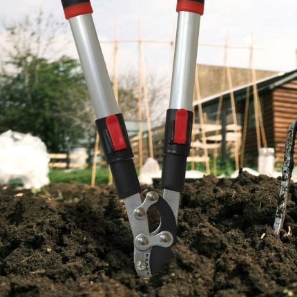 고강도 양손 전지 가위