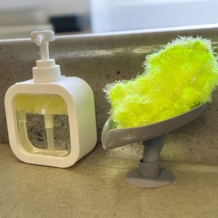 (와인앤쿡)그레이 세면대 비누받침대