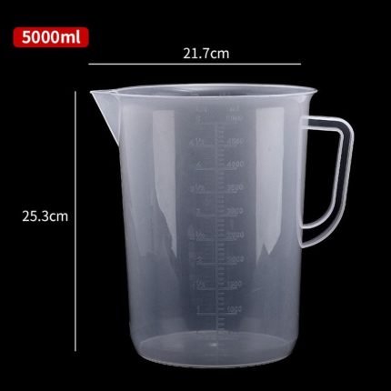 손잡이 계량 비이커 뚜껑 없음